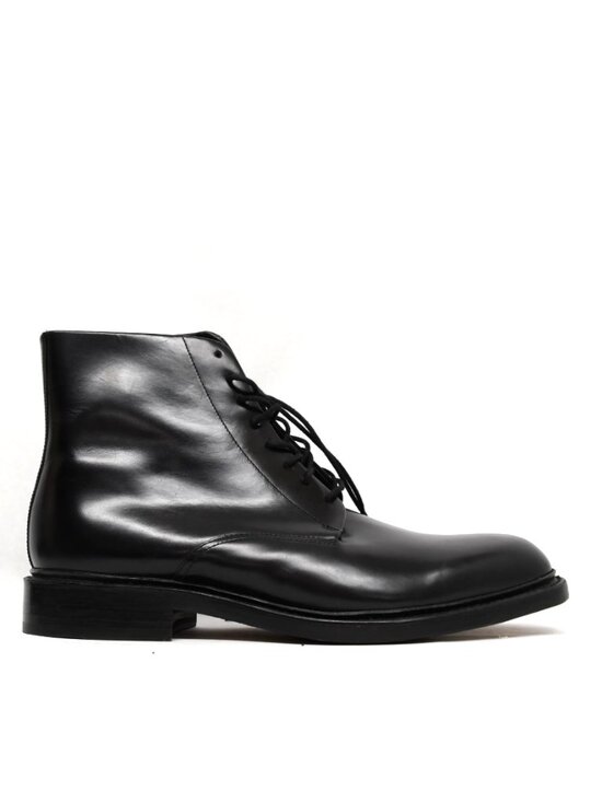 New! Vince Men\'s Damian Leather Boot High Shine Black Size 43.5 EU 10.5 US DD86A main image 7